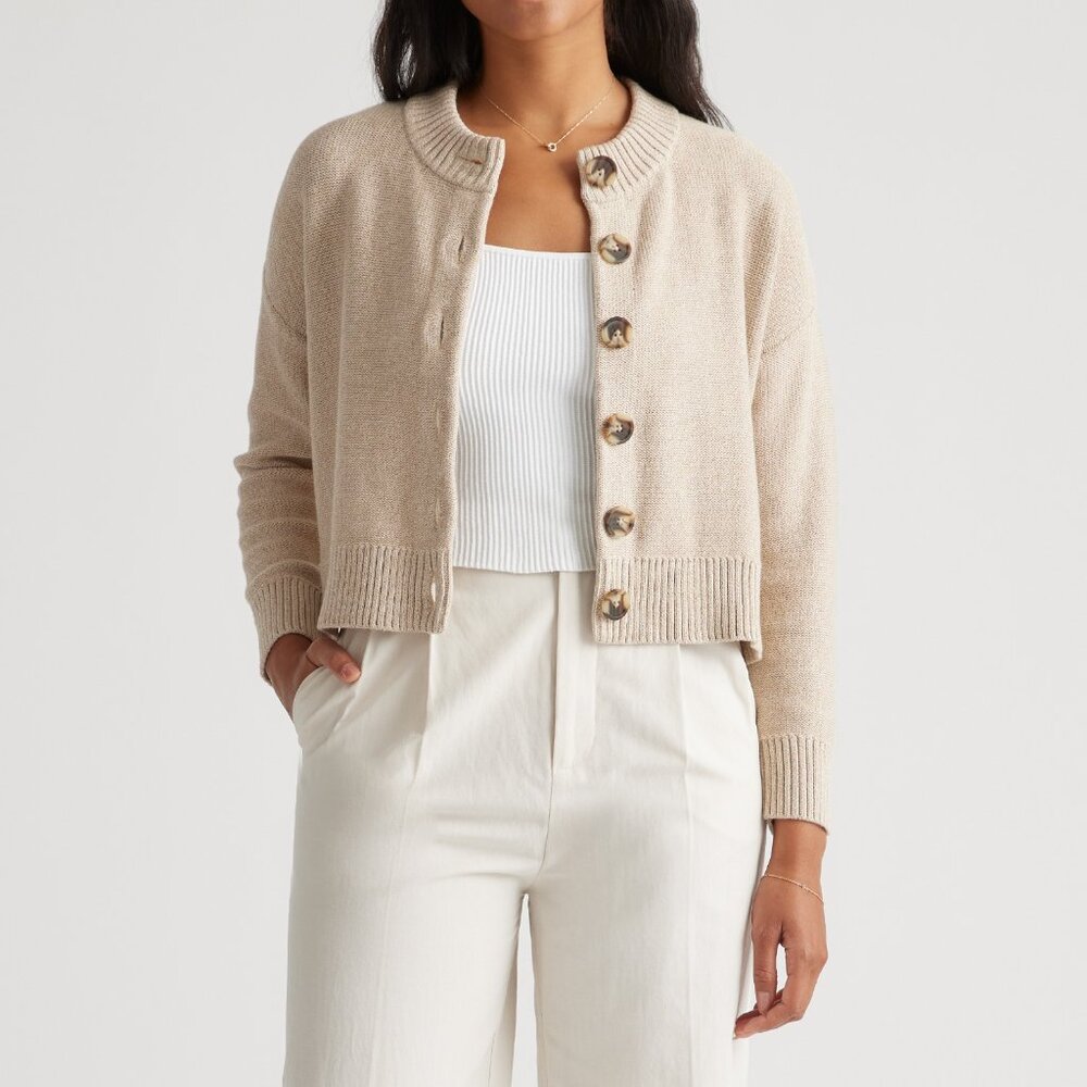Beautiful warm cotton cardigan EUC